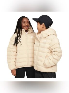 Nike - (GS) Nike Sportswear Lightweight Synthetic Fill Loose Hooded Jacket 'Sand